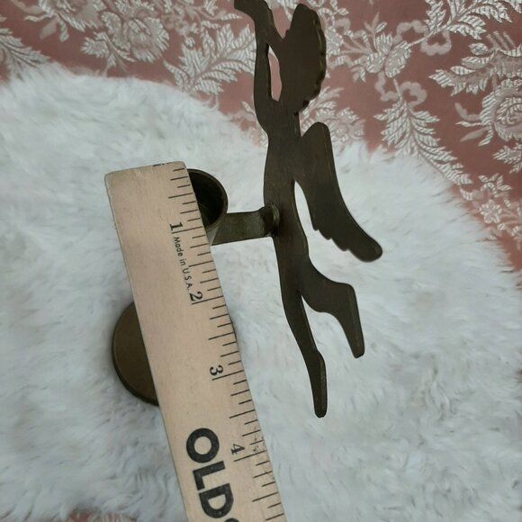 Vintage Brass Cherubs Candlesticks - Picture 8 of 8